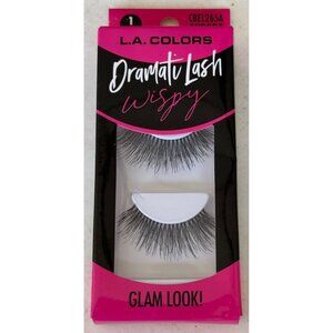 1-Pair L.A. Colors Dramatic Lash Wispy False Eyelashes-Aurora (NEW In Package)